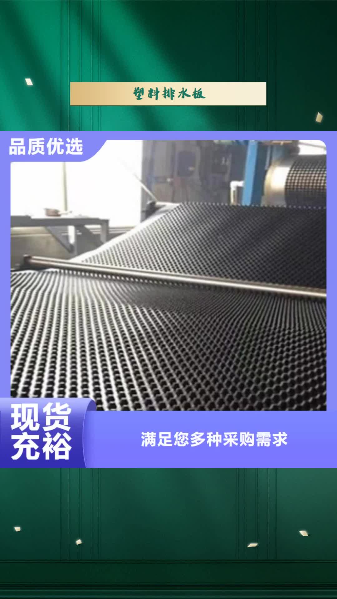 【深圳 塑料排水板,塑料土工格栅品质保证】